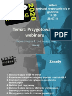 Jak Przygotować Dobry Webinar