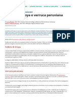 Febbre Di Oroya e Verruca Peruviana - Malattie Infettive - Manuali MSD Edizione Professionisti