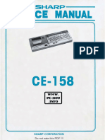 CE-158 Service Manual
