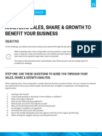 Challenge Analyzing Sales Share Growth