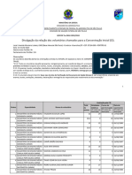 Divulgação Da Relação Dos Voluntários Chamados para A Concentração Inicial (CI)