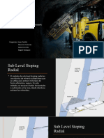 Sub Level Stoping Radial