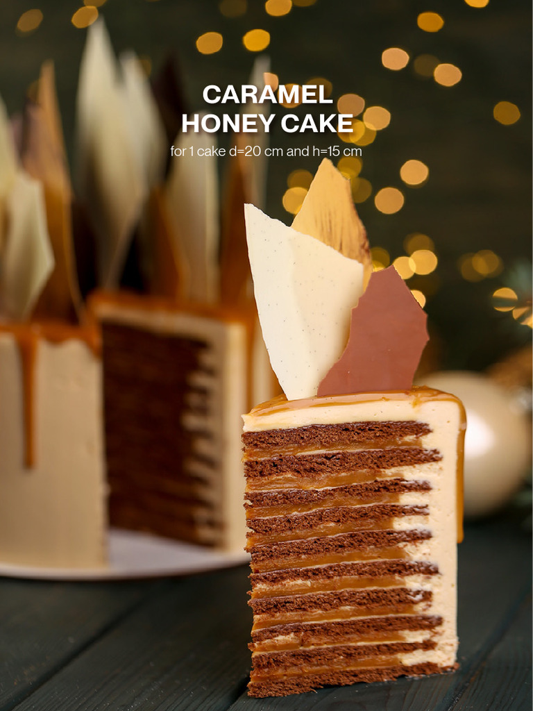 Caramel Honey Cake PDF Caramel Cakes