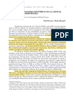 Pierson & Skocpol - El Institucionalismo Historico en La Ciencia Politica Contemporanea