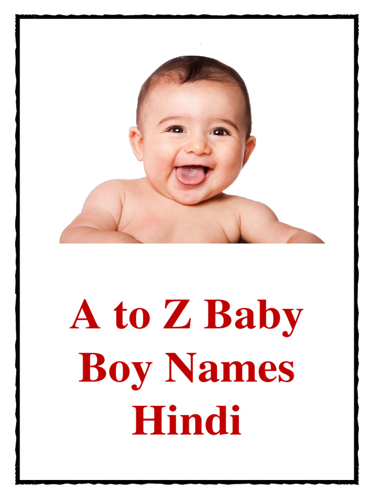 Instapdf - in A To Z Baby Boy Names Hindu 839 | PDF