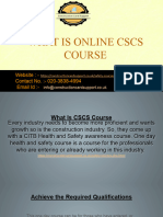 Online CSCS Course