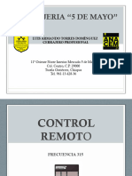 Control Remoto Casa