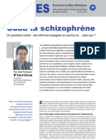 Cuba La Schizophrène - Note D'analyse Géopolitiques N°39