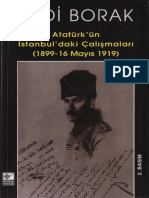 Sadi Borak Ataturkun Istanbuldaki Calsmalar 1899 1919 Kaynak