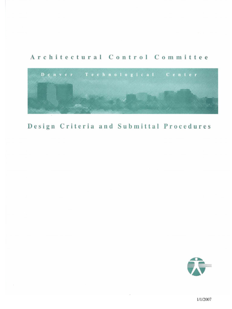 Denver Technological Center Covenants | PDF | Parking | Traffic