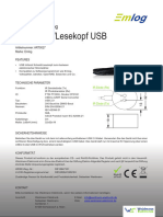 IR SchreibLesekopf USB Datenblatt