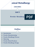 ME23005, Unit V, Powder Metallurgy