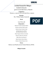 Pud Planificación Unidad Didáctica Primer Semestre A1 Trabajo Grupal