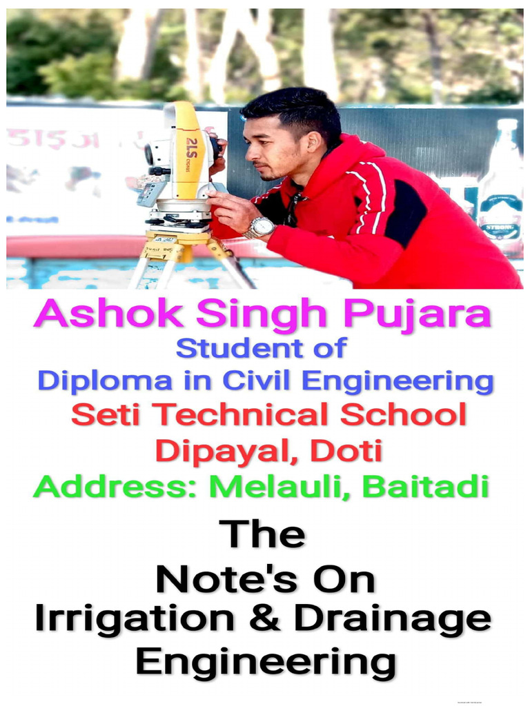 Irrigation visual data 3