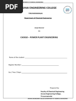 CH3010 - Power Plant Engineering Notes .