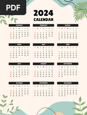 2024 Calendar