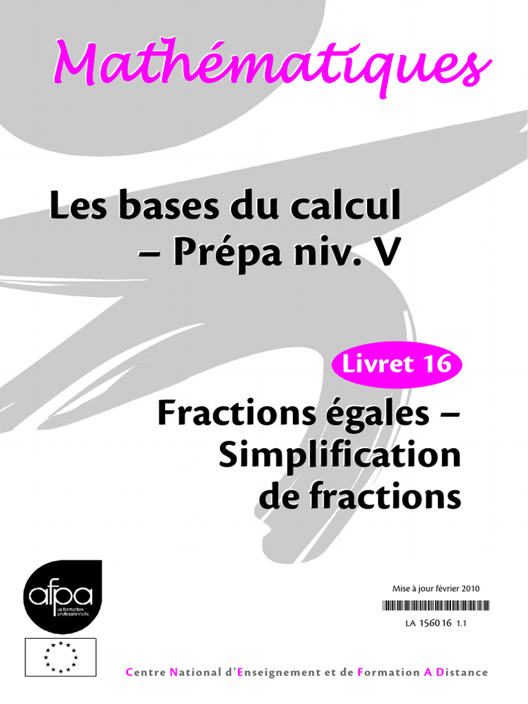 Simplification des fractions expliquée | PDF | Division | Nombre premier