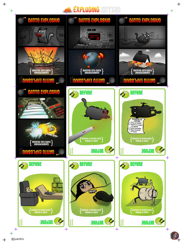 Exploding Kittens v1.2 Es KTV - PDF Final | PDF