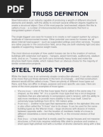 Common Truss Types Explained | PDF | Truss | Structural Engineering
