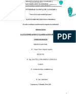 Cuantificacion y Clasificacion de La Toxicologia