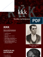 The KKK & The Kartilya NG Katipunan