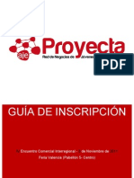 Guía de Inscripción: Encuentro Comercial Interregional - de Noviembre de Feria Valencia (Pabellón 5-Centro)