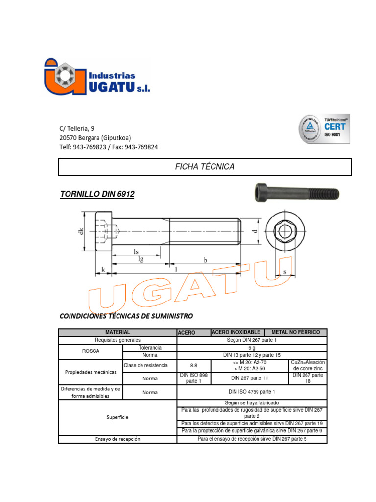 Din 6912 | PDF