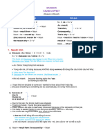 Nguyên nhân Kết quả: Grammar Cause & Effect