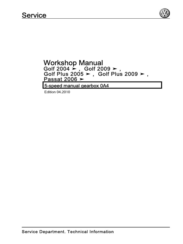 5 speed manual gearbox 0a4 repair eng pdf