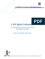 C18 Spin Column Usage Method