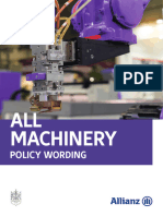 All Machinery Policy Wording Acew1282 17