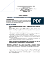 Trabalhando o Texto - Cultura e Feminismo - Abordagem Histórico Cultural Do Povo Tupinambá