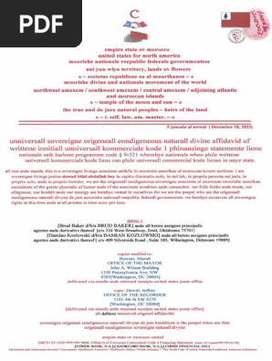 Document_2023-12!29!172137 Lien by the Creditor Empire State of Morocco Against the Debtor Stride Bank, Bankcorp Bank, Chime