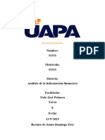 Tarea 8 Analisis de La Informacion Financiera