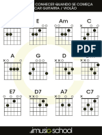 Acordes Violao Guitarra Iniciante 1