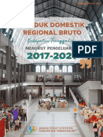 Produk Domestik Regional Bruto Kabupaten Trenggalek Menurut Pengeluaran 2017-2021
