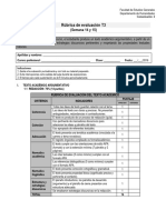 Rúbrica de Evaluación T3