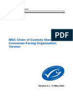 MSC Chain of Custody Standard Consumer Facing Organisation Version v2