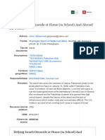 Defying Israeli Genocide at Home (In School) and Abroad (In Court) - EBSCOhost