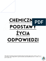 Odpowiedzi Chemiczne Podstawy Zycia