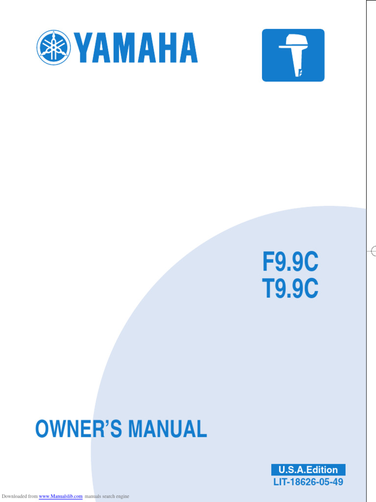 Yamaha f9.9c Service Manual PDF Exhaust Gas Traffic