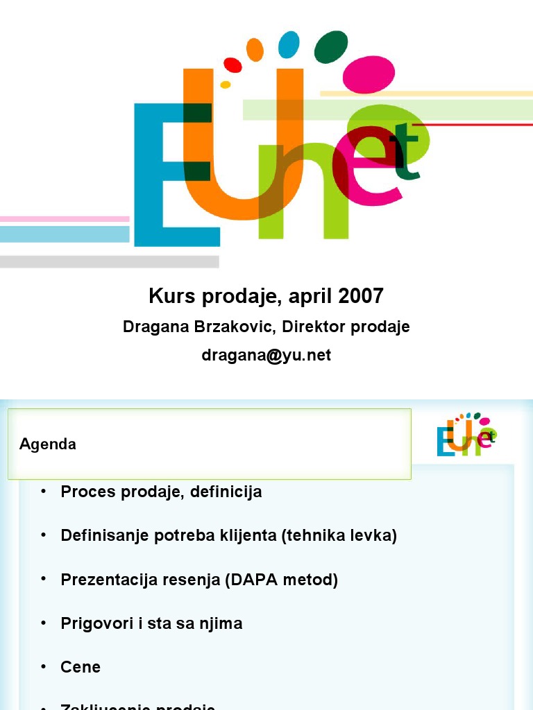 Prodaja | PDF