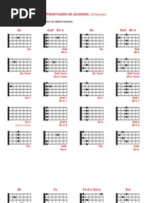 Acordes para Charango | PDF