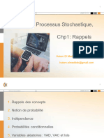 Processus Stochastique Prérequis