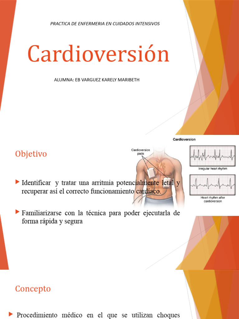 Cardioversión | PDF | Enfermedades y trastornos | Tratamientos médicos