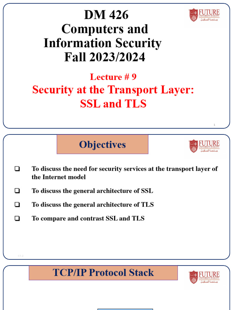 SSL and TLS Security Protocols Overview | PDF | Transport Layer ...