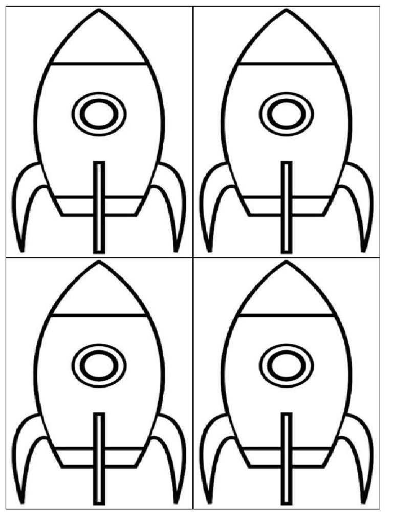 Template Gambar Roket | PDF