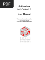 CoDeSys SoftMotion V23 E