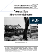 BOLETIN - EL - OBSERVADOR - 49. Versalles. El Trencito Del Oeste