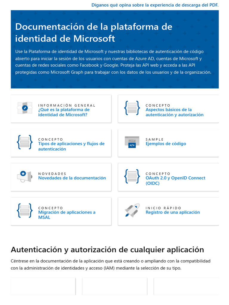 Azure Active Directory Develop | PDF | .NET Framework | Autenticación